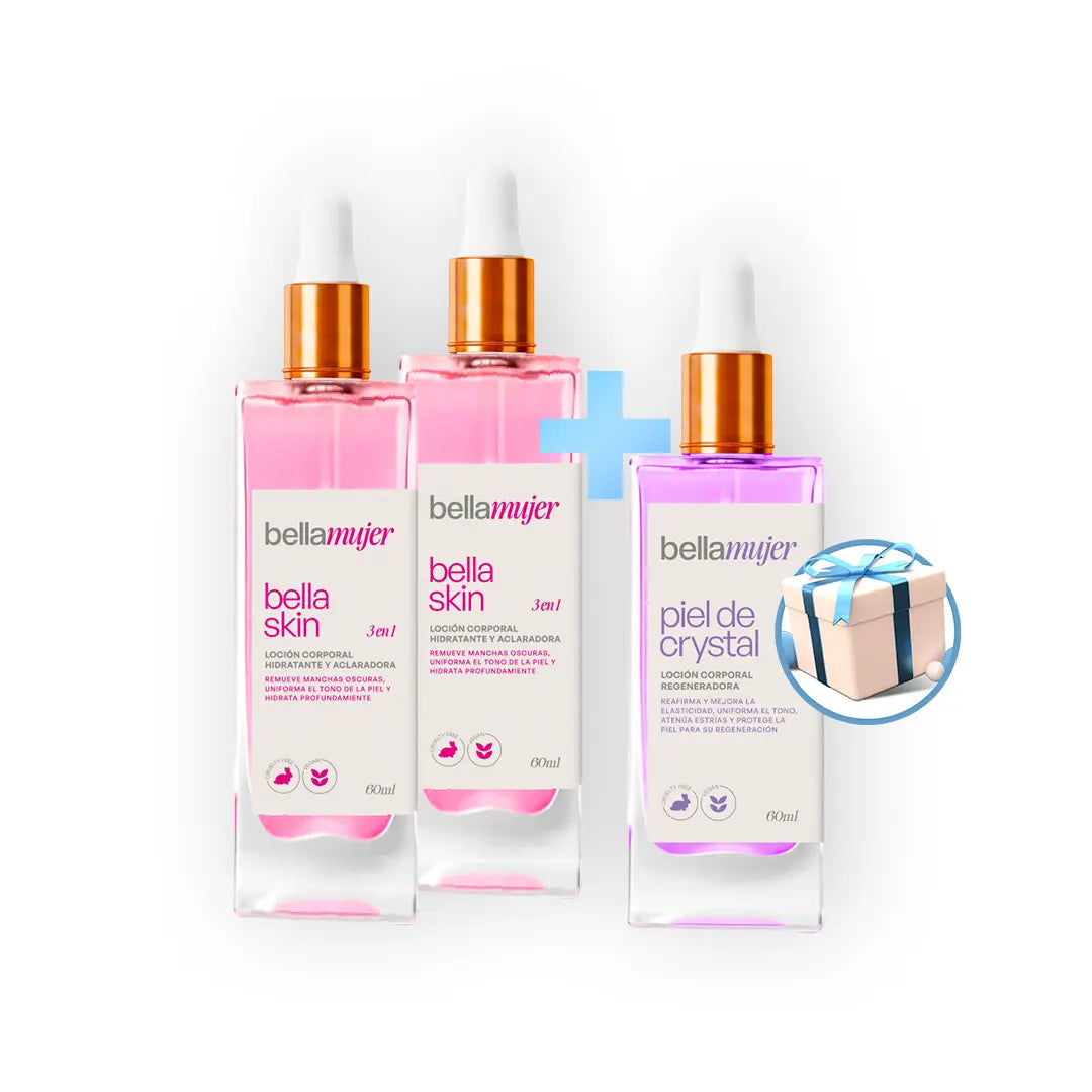 2 Bella Skin + Piel de Crystal 🎁 Grátis