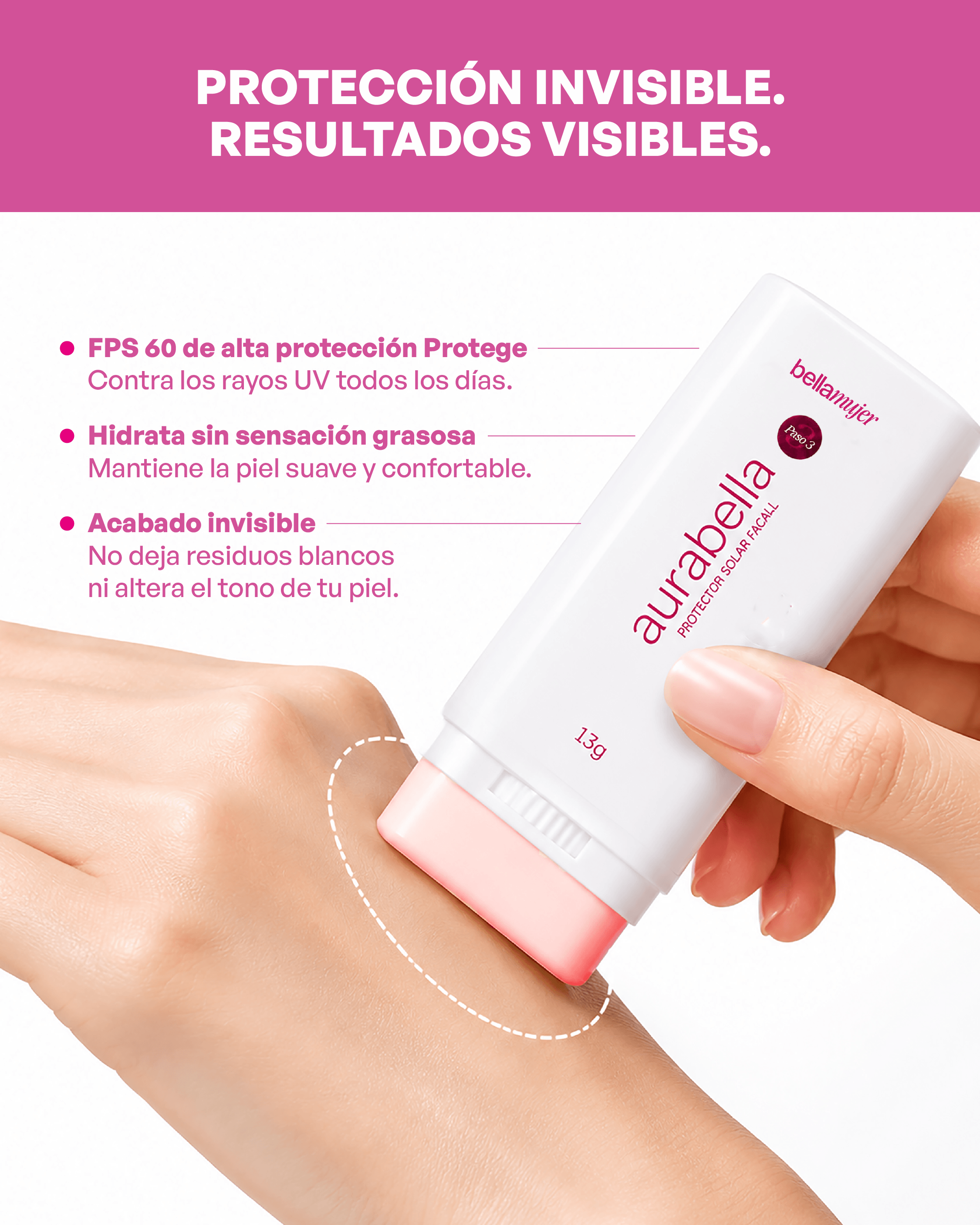 Protector Solar Aura Bella SPF 60